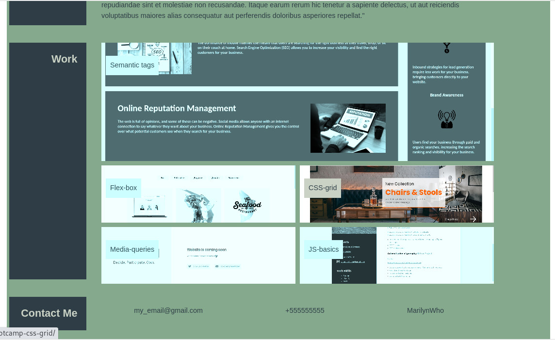 go-it portfolio site